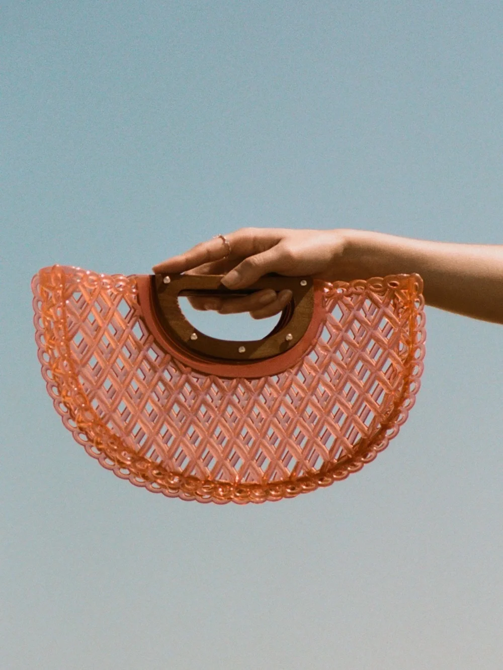 Dolce vita solandra jelly clutch